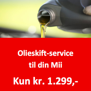  Olieskift-service til din Mii